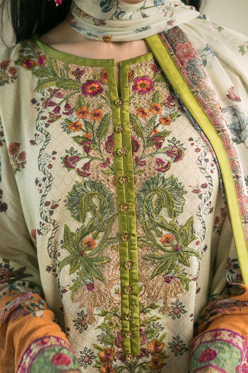 D 621 (Unstitched) | Rang Rasiya | Florence Printed Krandi Collection 2020