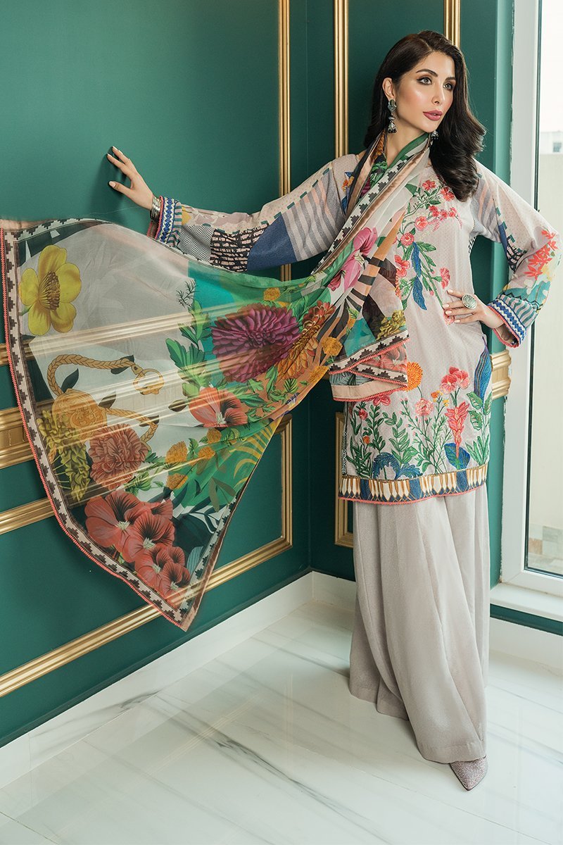 D 622 (Unstitched) |  Rang Rasiya | Florence Printed Krandi Collection 2020