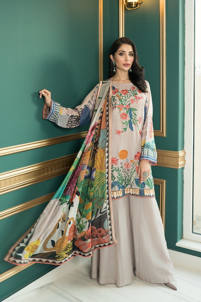D 622 (Unstitched) |  Rang Rasiya | Florence Printed Krandi Collection 2020