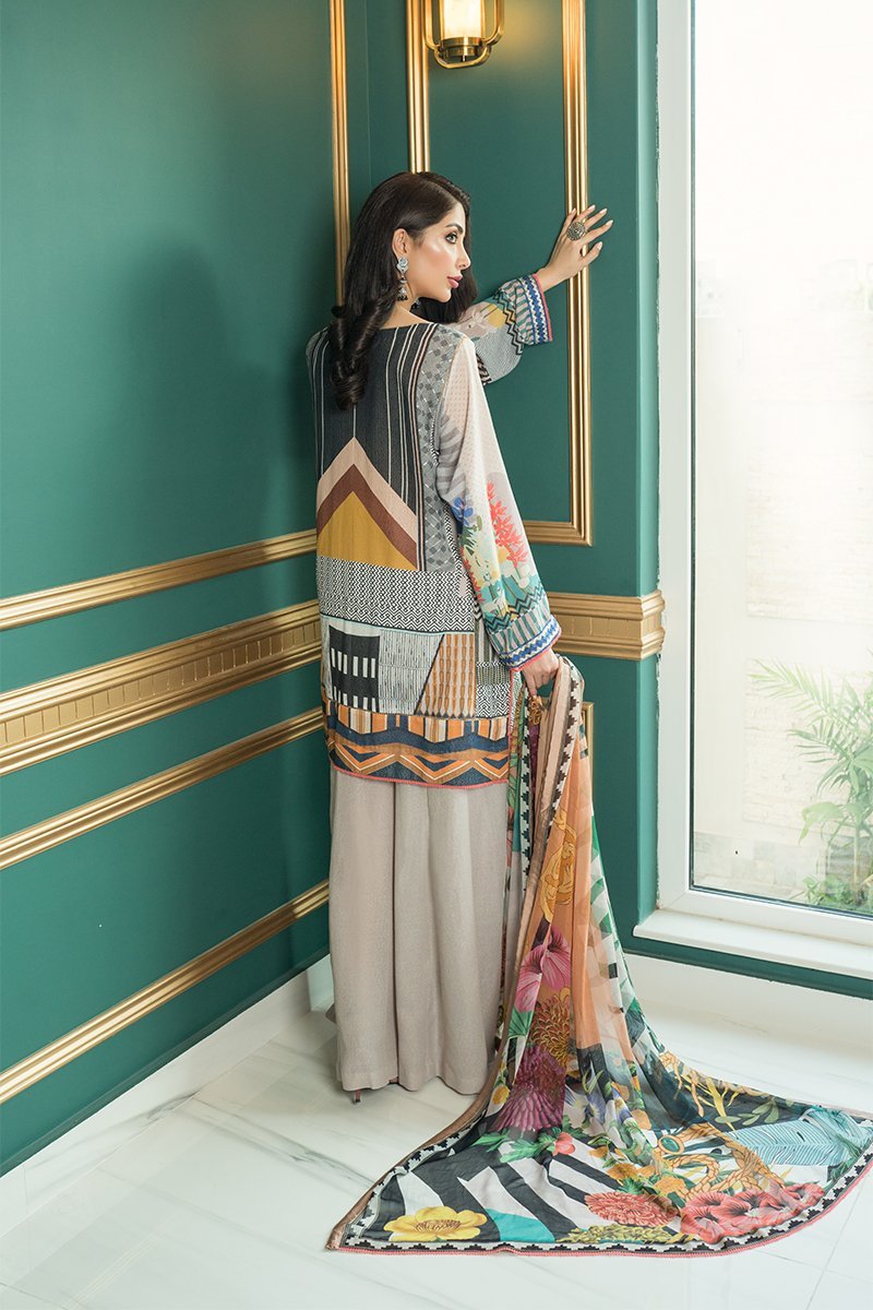 D 622 (Unstitched) |  Rang Rasiya | Florence Printed Krandi Collection 2020