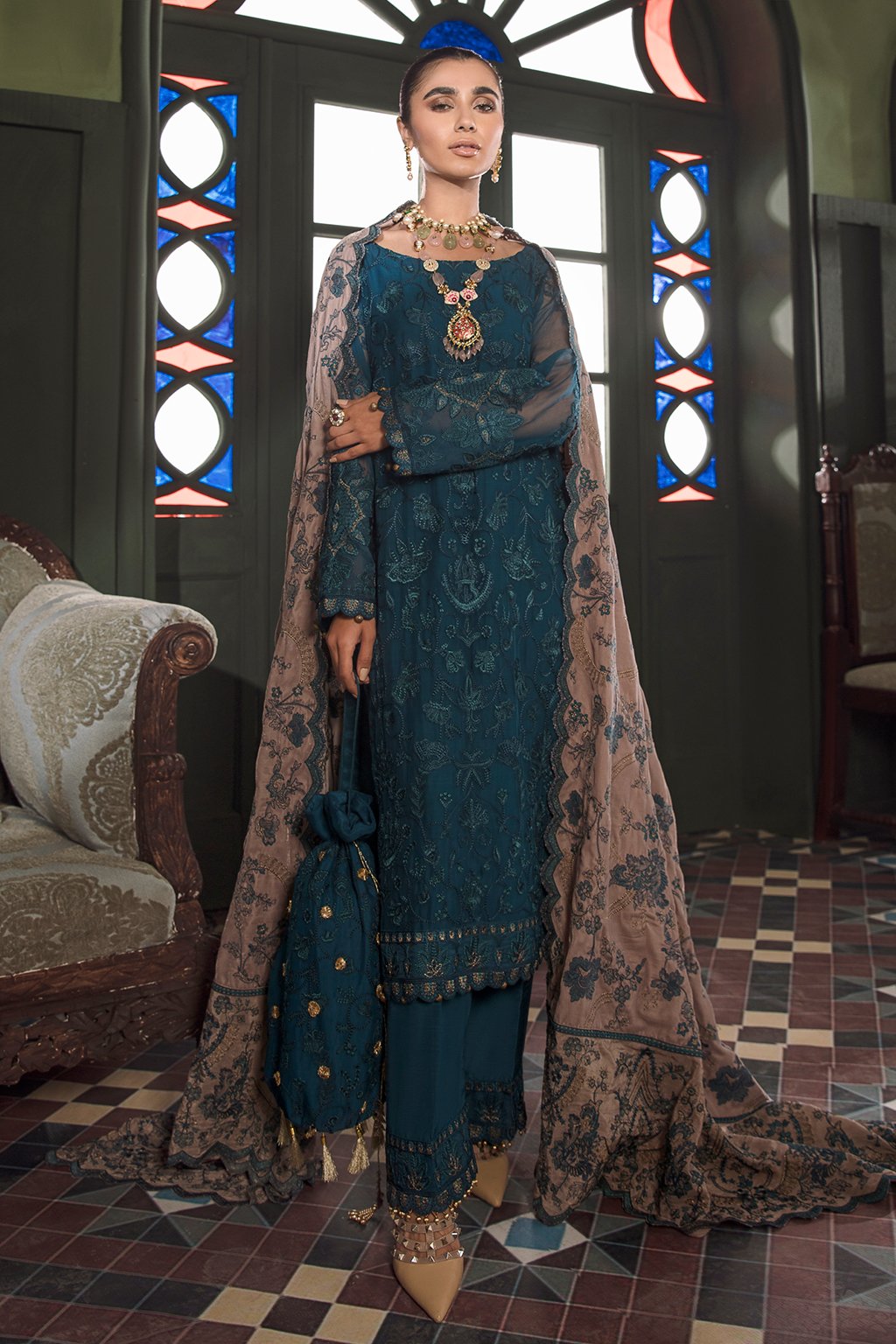 IVC20-08 Vina (3PC) | Iznik | Mehrak Festive Collection 20