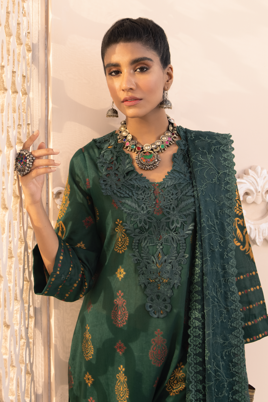 GL-11 Zumrut (3PC) | Iznik Guzel Lawn Collection'21