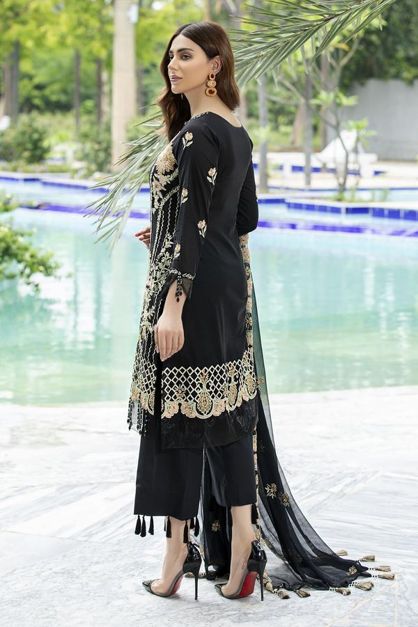 2587-Onyx | Motifz | Unstitched | Embroidered Eid Premium Lawn 20