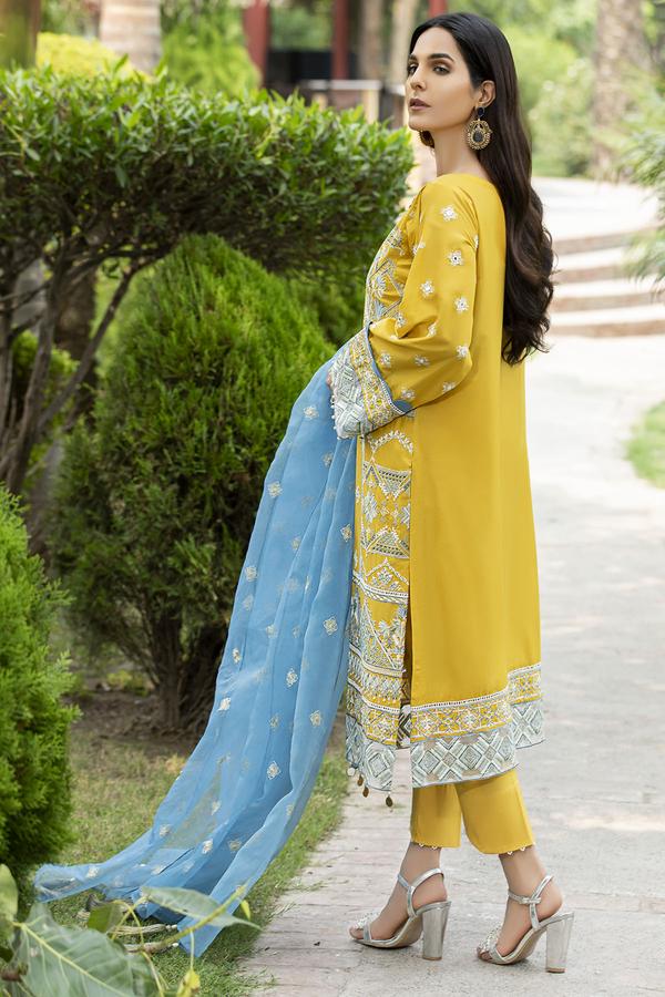 2585-Bright-Sun | Motifz | Unstitched | Embroidered Eid Premium Lawn 20
