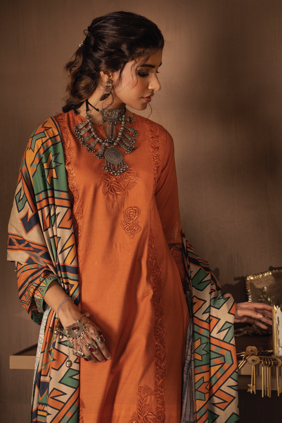 ILC 10 INARA - 3PC | Iznik | Zarafshan Linen Collection 2021