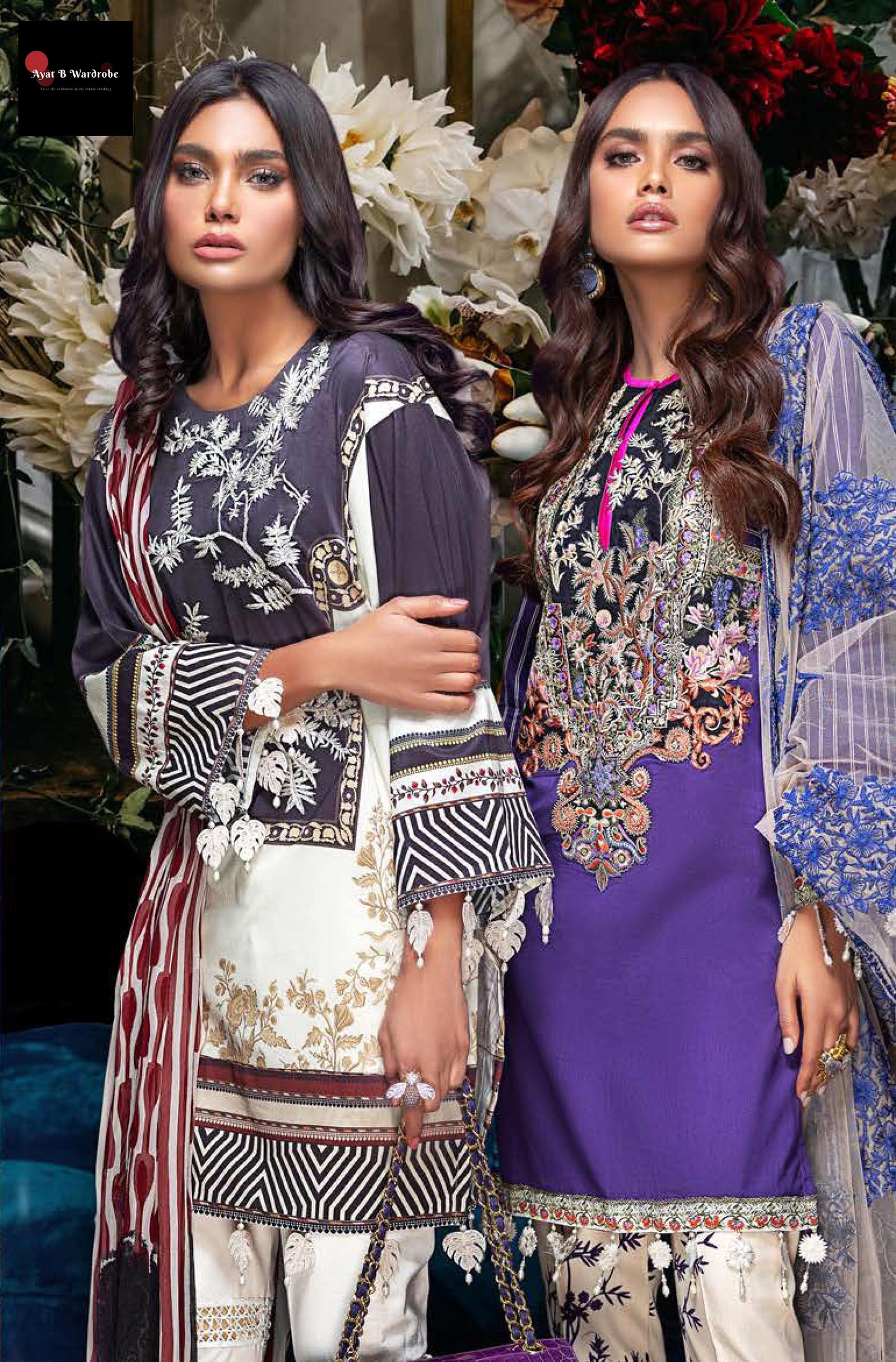 06 B (3 Pcs) | Sana Safinaz | Muzlin Spring/Summer Vol. 1 Collection 2020