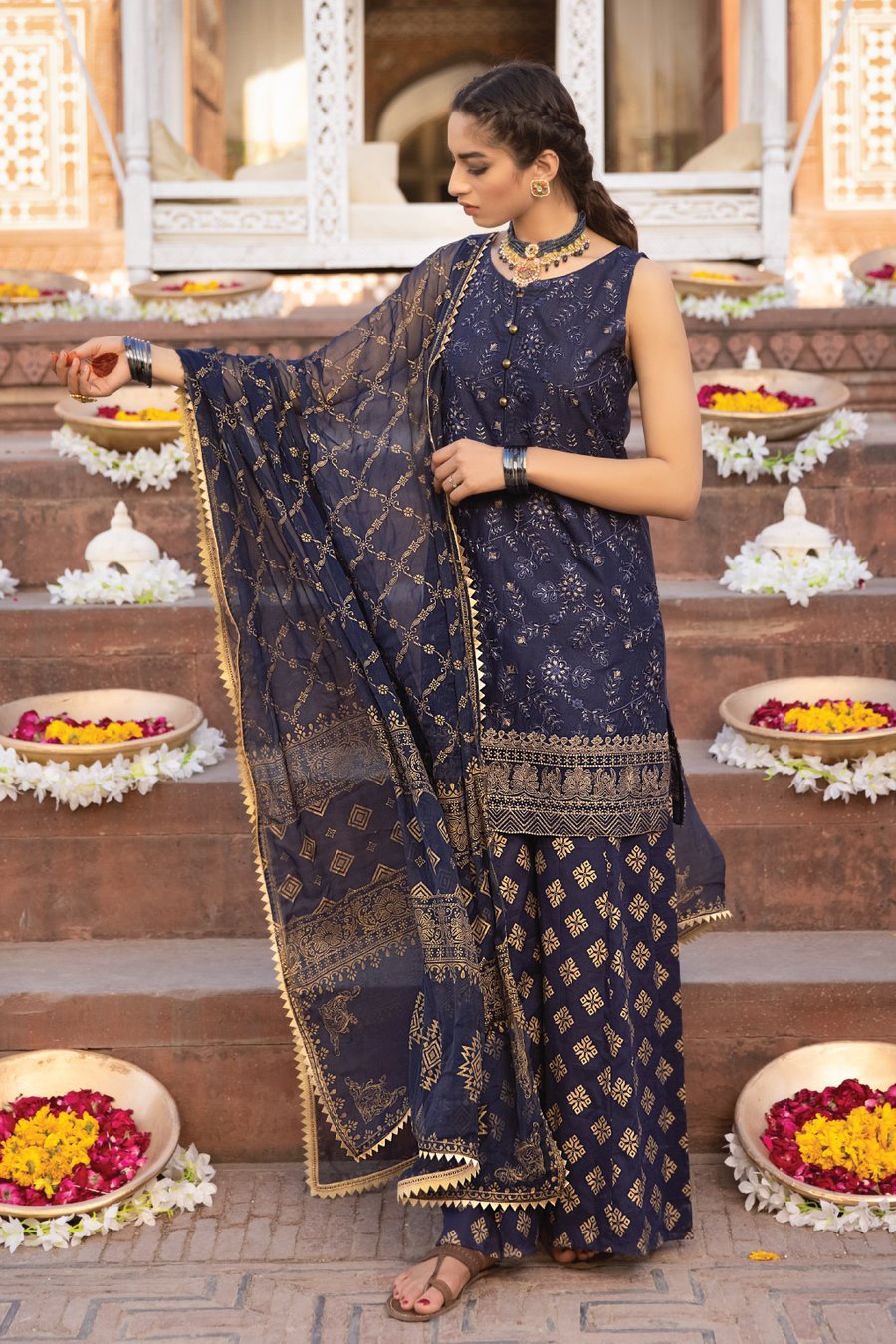FL-12 ALKUBALT (3PC) | Iznik Festive Lawn Collection 2021