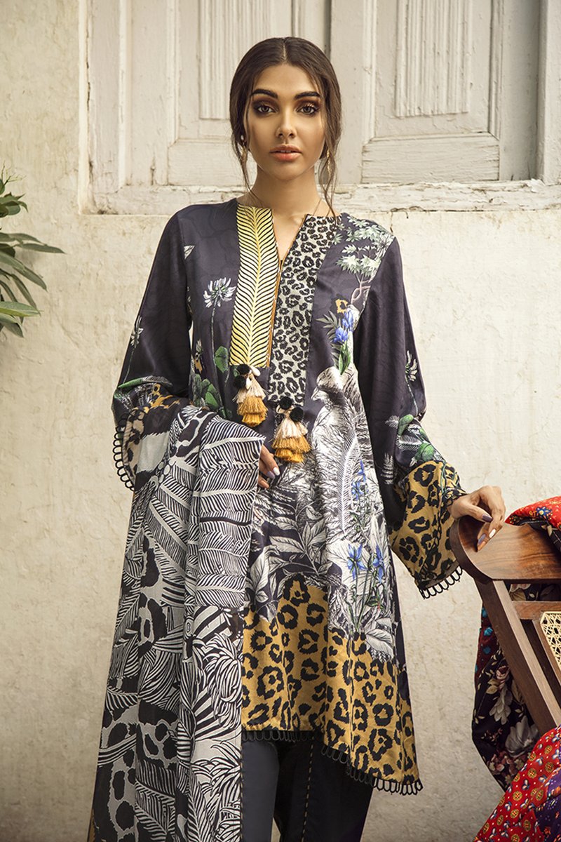 FERN FOREST (CROSS STITCH - AANGAN COTTON SATIN'19)