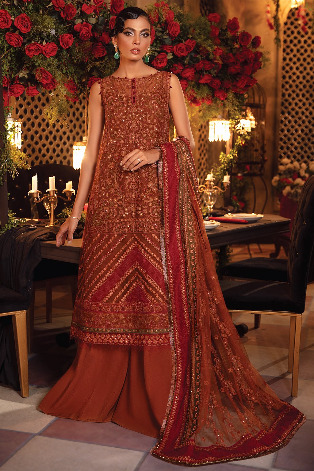 IMC-03 FELICITY- 3PC | Iznik | Meraki Luxury Chiffon 2021