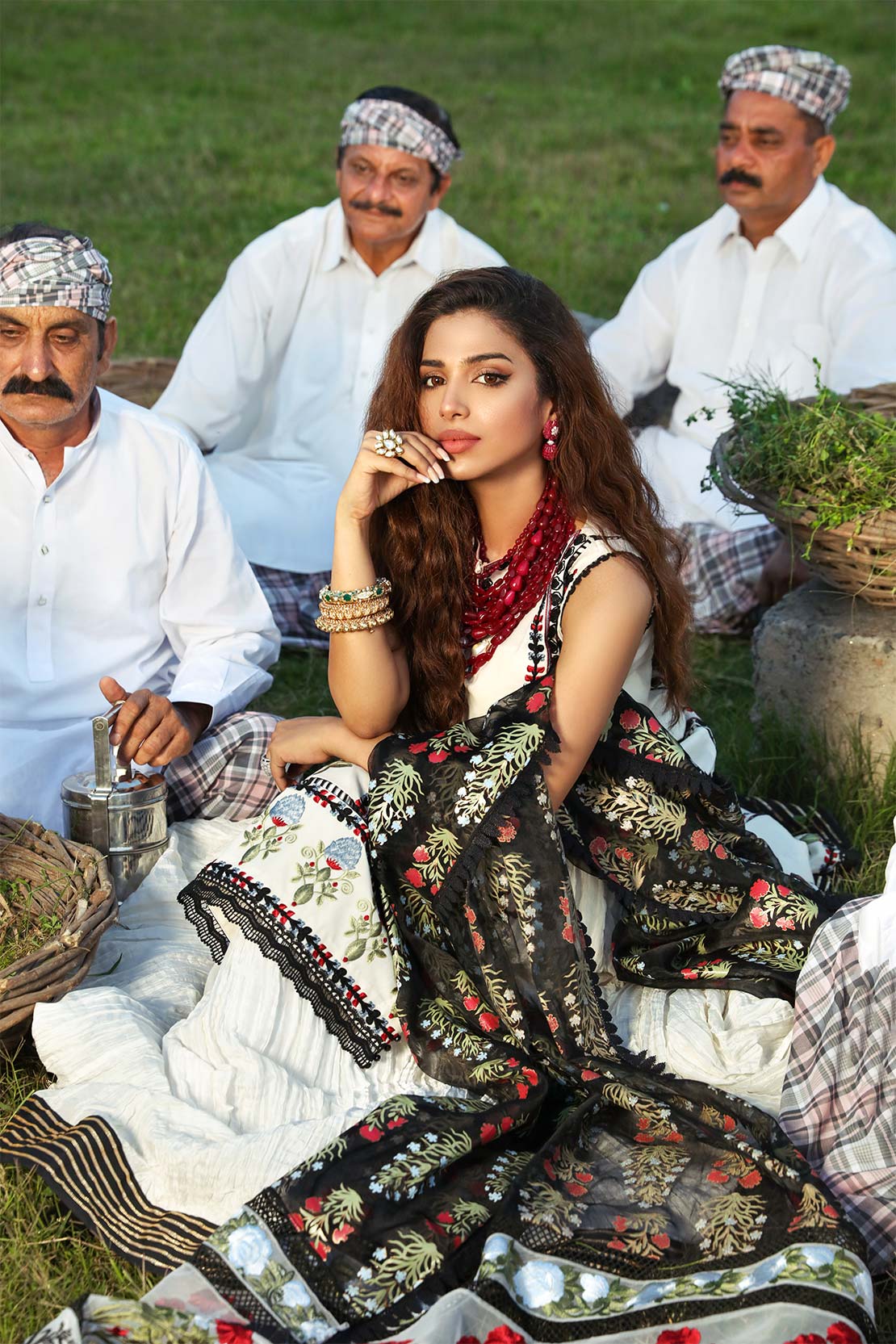D8-A | Samarkand - Ivory | Crimson by Saira Shakira | Luxury Lawn Collection