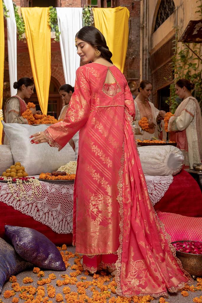 CJ-04 | Charizma | Signature | Cambric Embroidered Jaquard Collection with Dupatta | Vol. 1