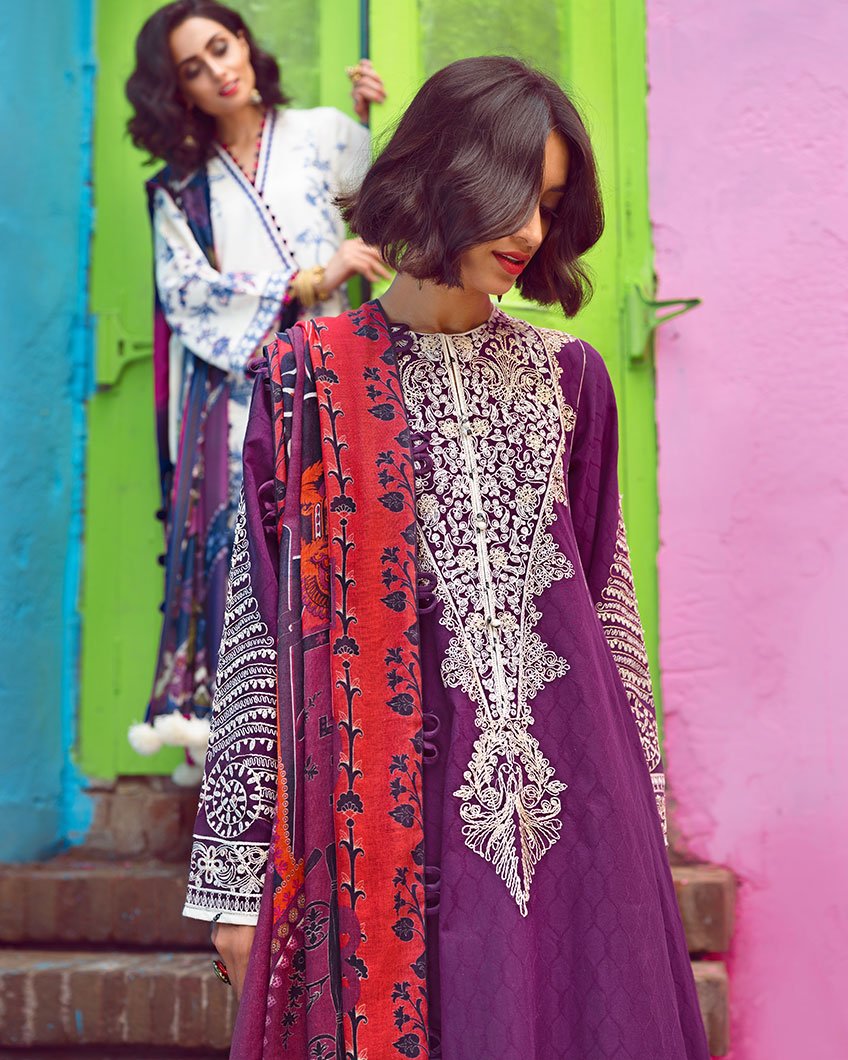 Kasera ZW-05 (Zaha - Nafeesa Aur Taalia Unstitched Winter Collection)