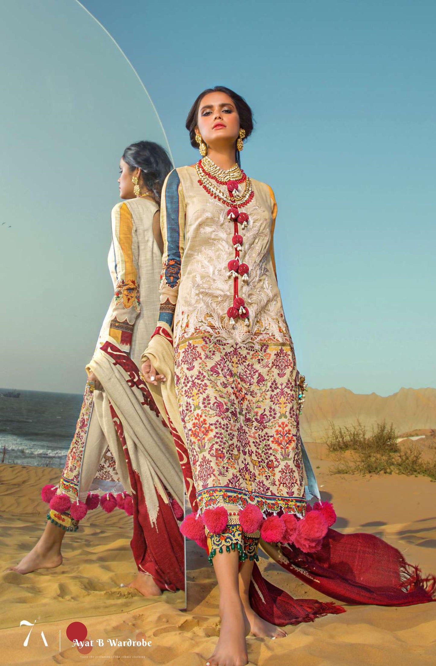 07 - A (Sana Safinaz Winter Shawl'19)