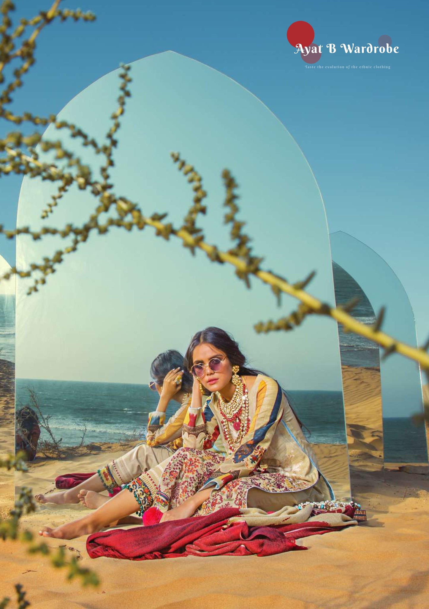 07 - A (Sana Safinaz Winter Shawl'19)