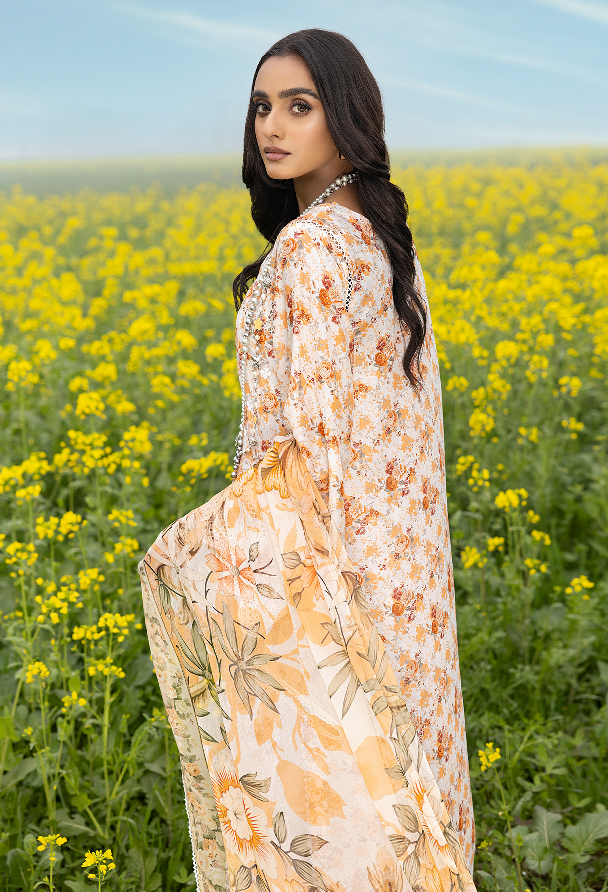 Coral | Adan's Libas | Sarsoon | Spring Summer Unstitched Lawn 2023