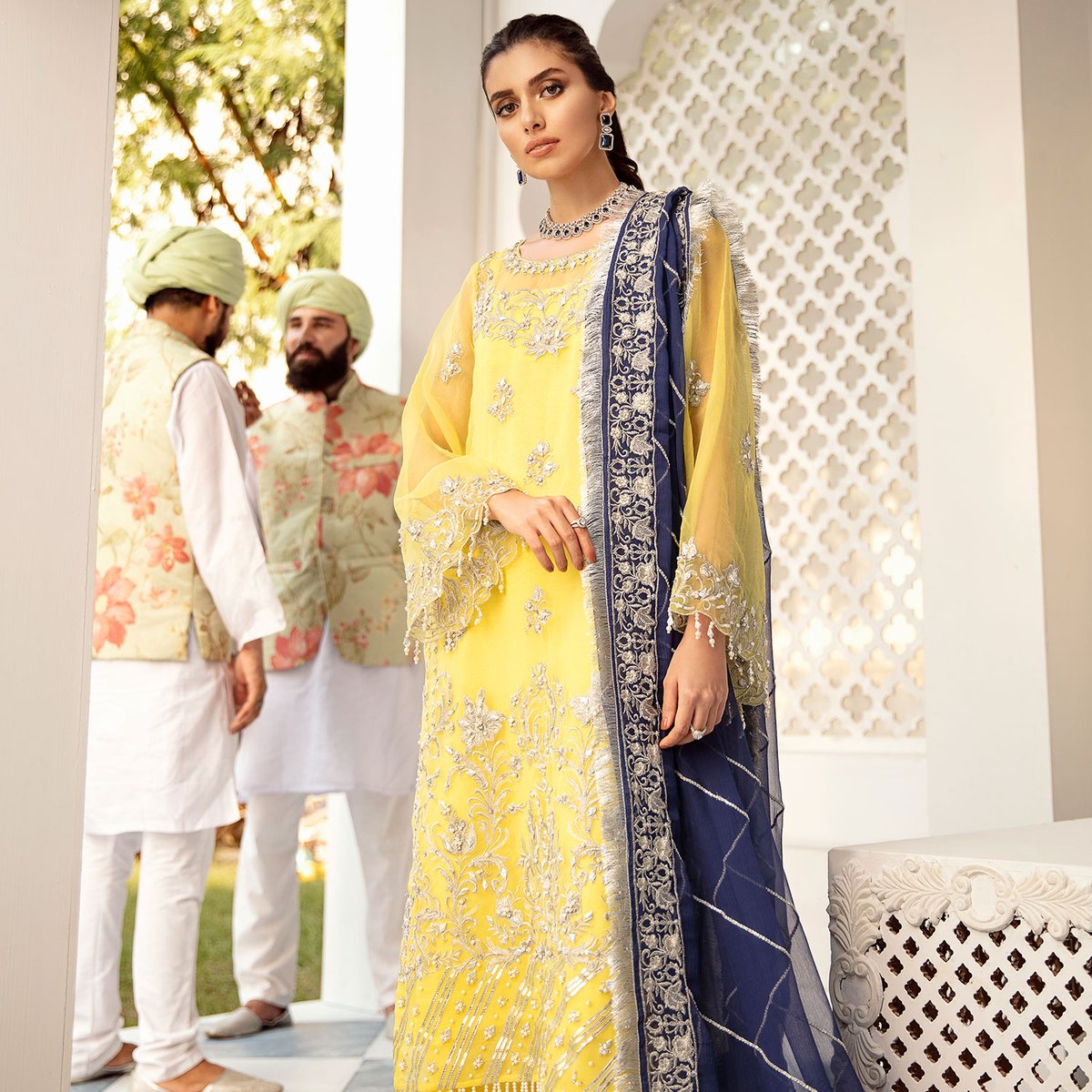 NL-15 | Nureh Mor Bagh Chiffon Collection | 2020