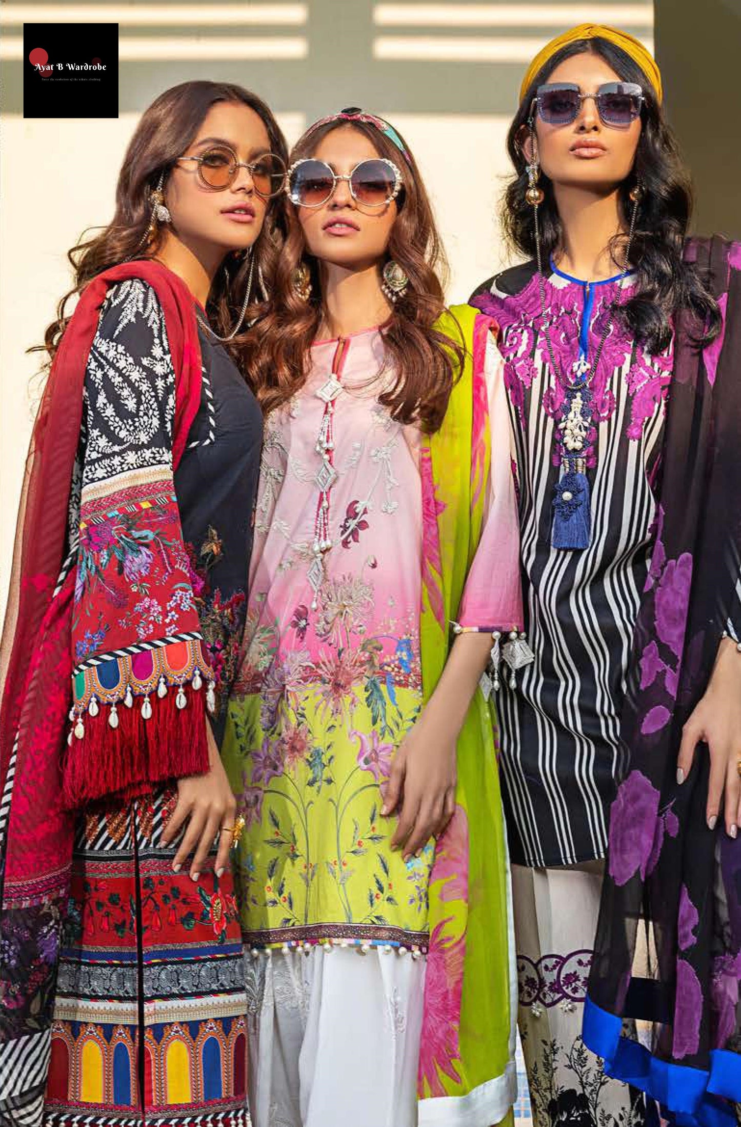 09 A (2 Pcs) | Sana Safinaz | Muzlin Spring/Summer Vol. 1 Collection 2020