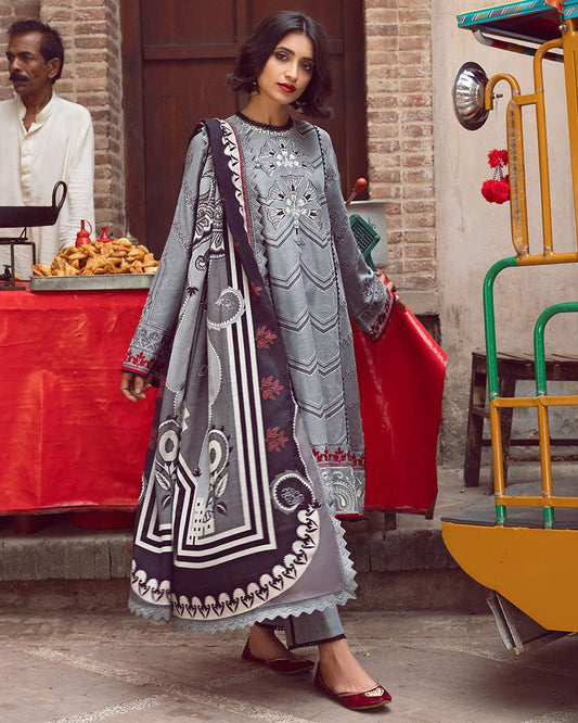 Shah Alami ZW-07 (Zaha - Nafeesa Aur Taalia Unstitched Winter Collection)