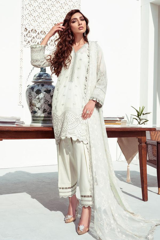 ALABASTER | Baroque | Swiss Voile Lawn Collection 2021