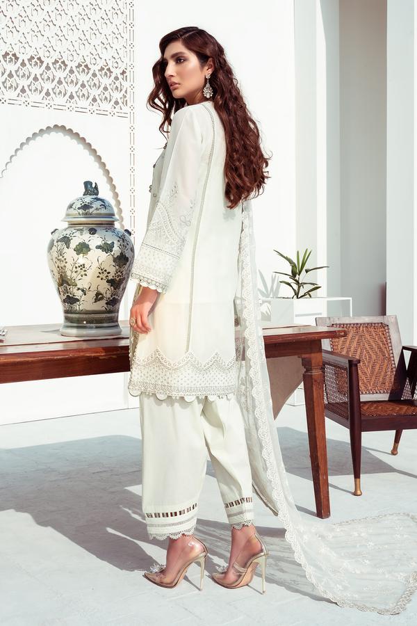ALABASTER | Baroque | Swiss Voile Lawn Collection 2021