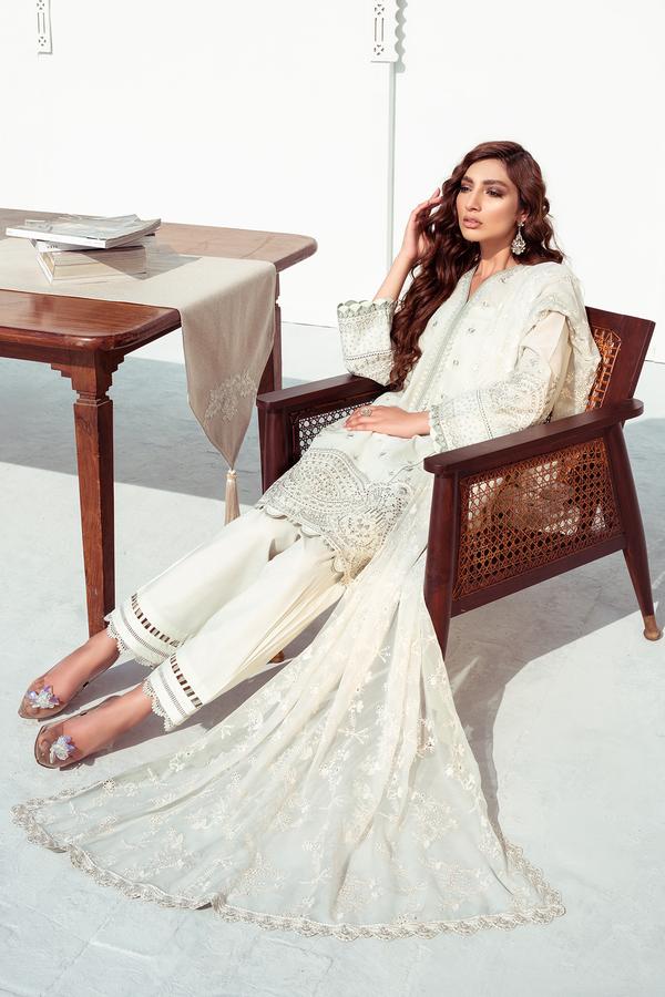 ALABASTER | Baroque | Swiss Voile Lawn Collection 2021