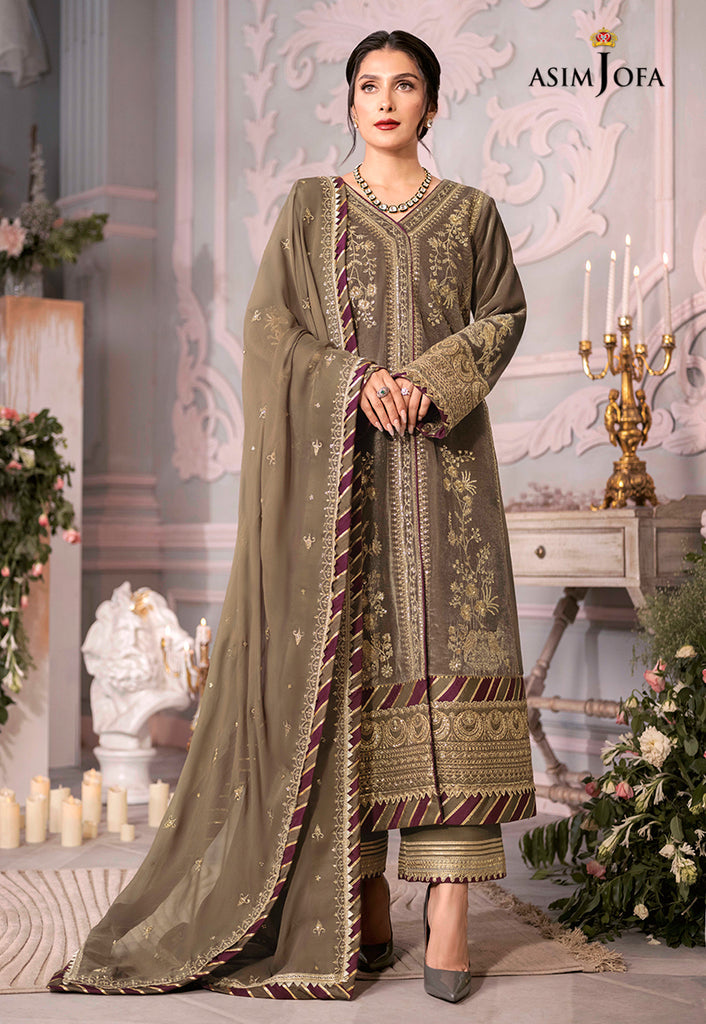 AJAM-03 | Asim Jofa | The Ayeza Edit | Royal Velvet Collection