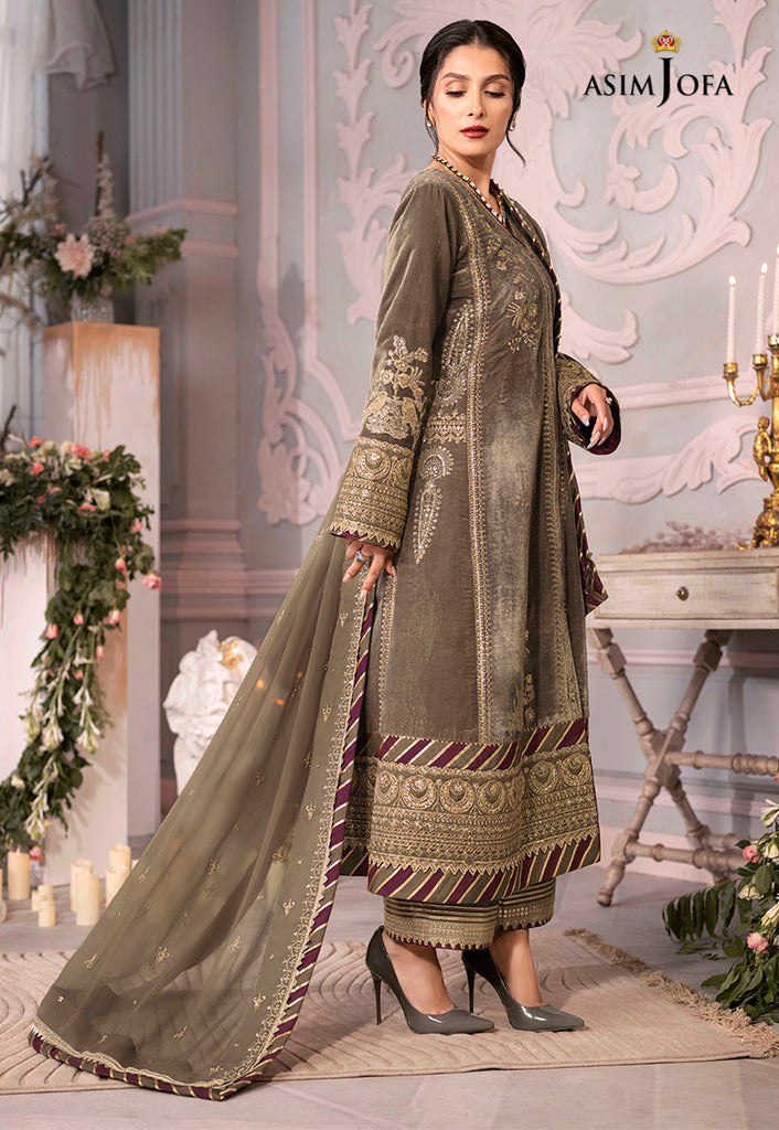 AJAM-03 | Asim Jofa | The Ayeza Edit | Royal Velvet Collection