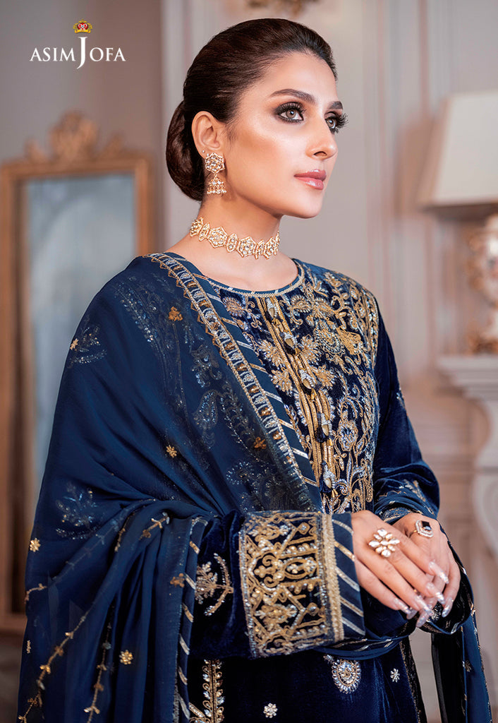 AJAM-08 | Asim Jofa | The Ayeza Edit | Royal Velvet Collection