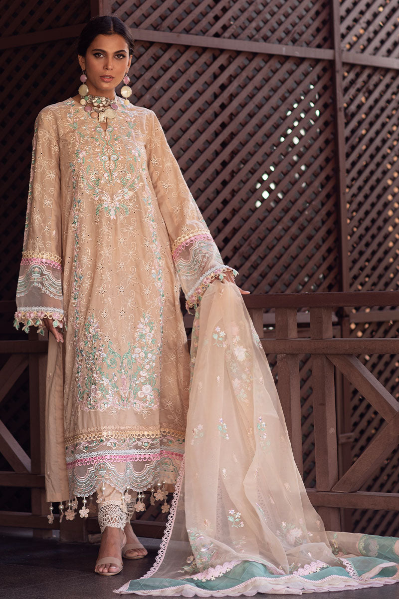 Ansab Jahangir | Zoha Luxury Lawn 25 | Pearl Pink