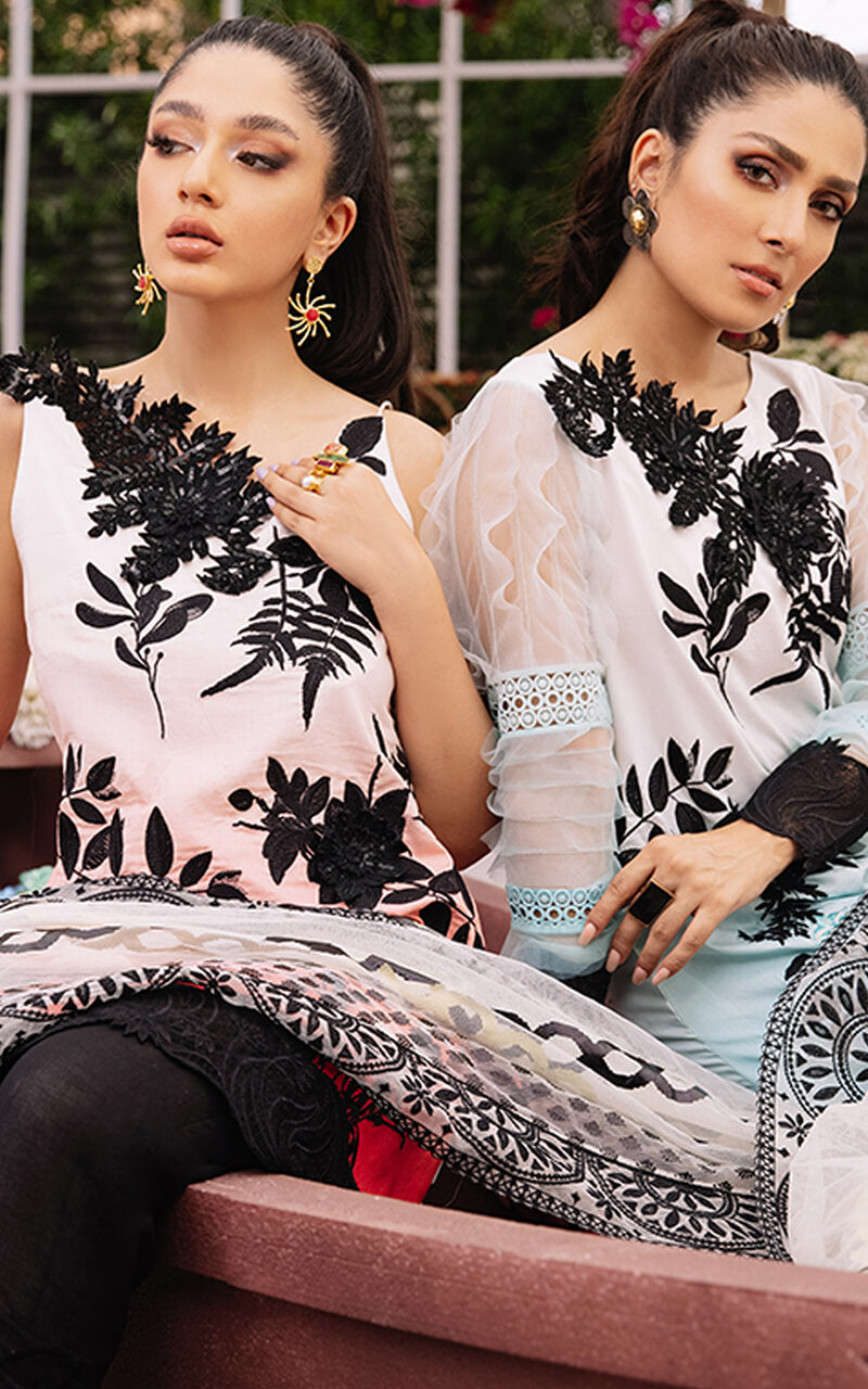 ZINNIA AR-5B | Asifa & Nabeel | Ariana | Luxury Lawn Eid Edit'21