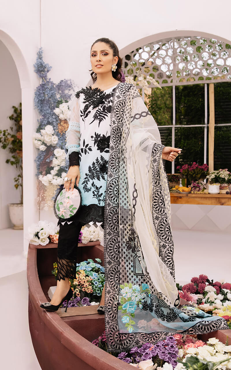 ZINNIA AR-5A | Asifa & Nabeel | Ariana | Luxury Lawn Eid Edit'21