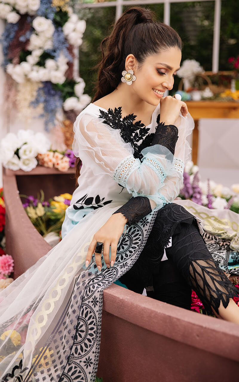 ZINNIA AR-5A | Asifa & Nabeel | Ariana | Luxury Lawn Eid Edit'21