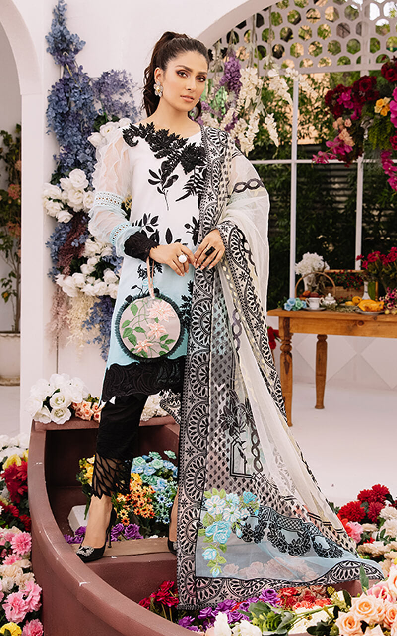 ZINNIA AR-5A | Asifa & Nabeel | Ariana | Luxury Lawn Eid Edit'21