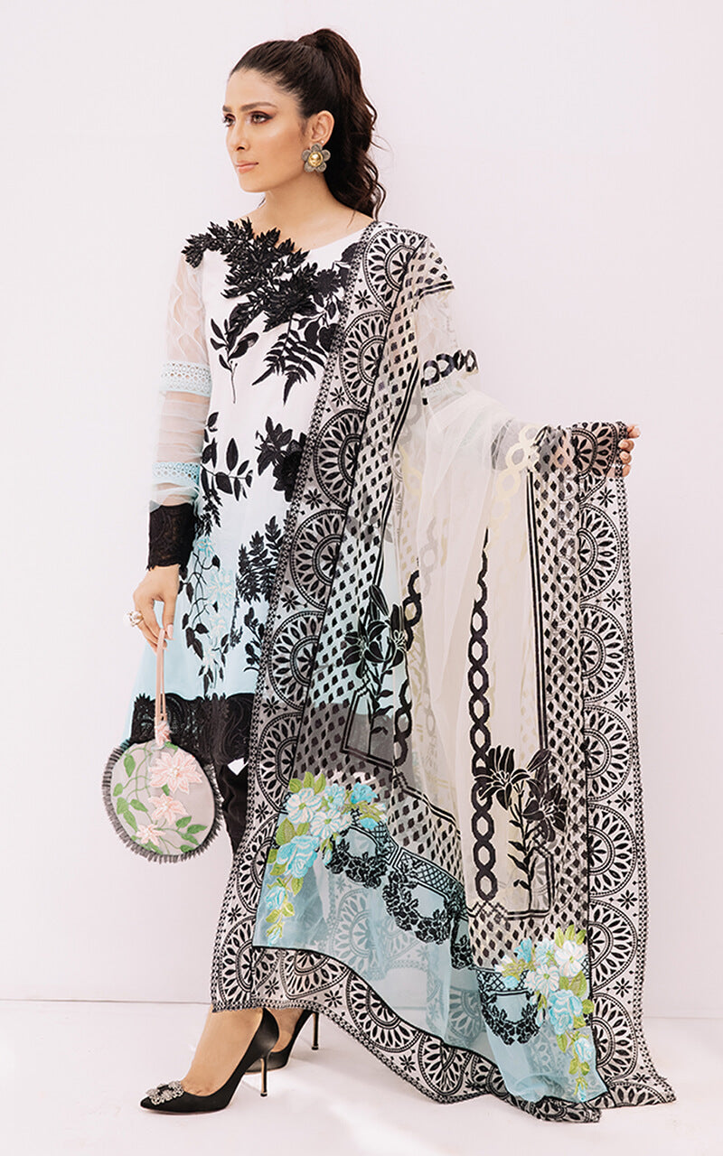 ZINNIA AR-5A | Asifa & Nabeel | Ariana | Luxury Lawn Eid Edit'21