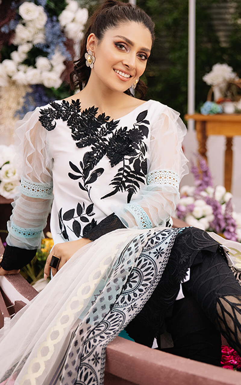 ZINNIA AR-5A | Asifa & Nabeel | Ariana | Luxury Lawn Eid Edit'21