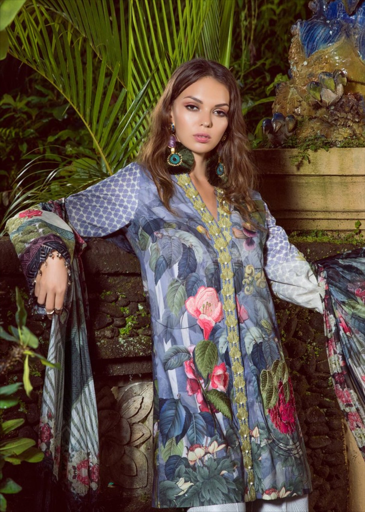 Bali Bloom 10A - Shiza Hassan Luxury Lawn 2019