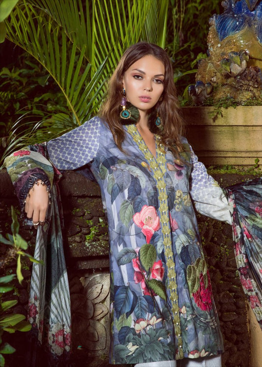 Bali Bloom 10A - Shiza Hassan Luxury Lawn 2019