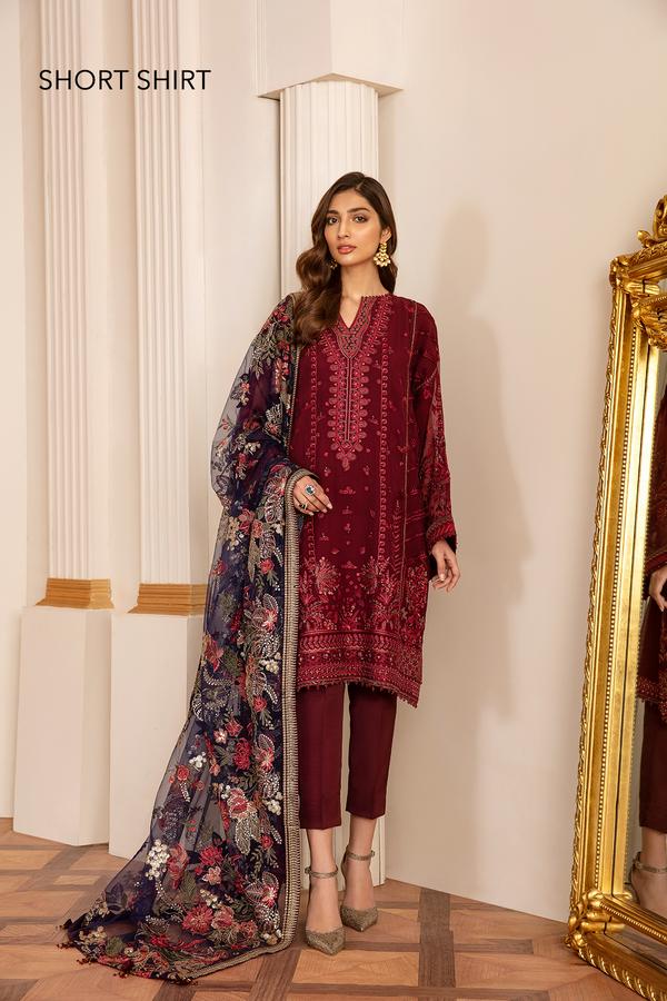 Fire Stone | Baroque | Chantelle | Embroidered Chiffon
