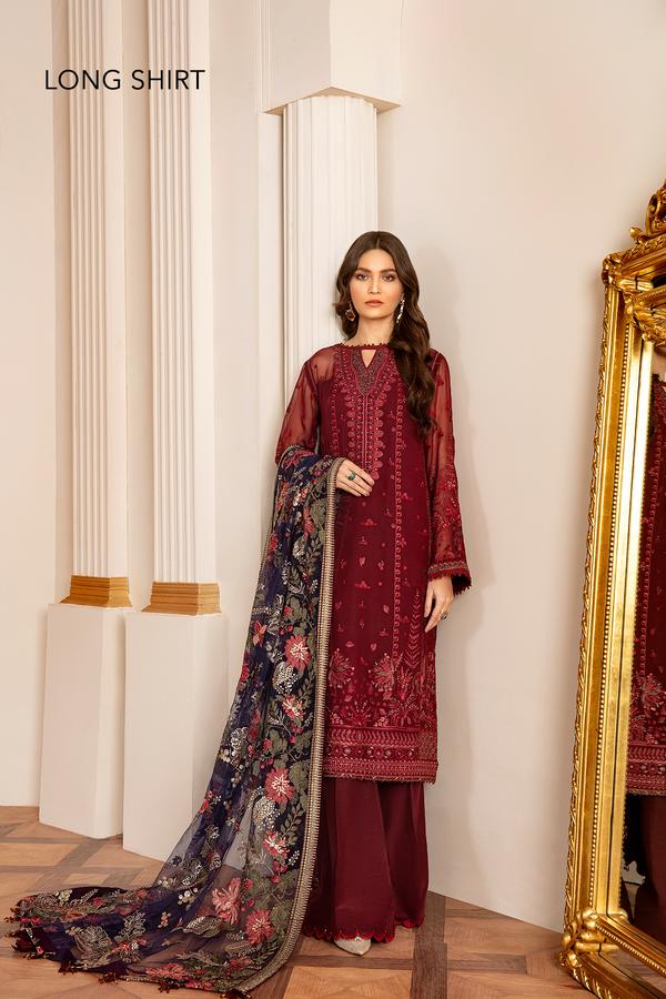 Fire Stone | Baroque | Chantelle | Embroidered Chiffon