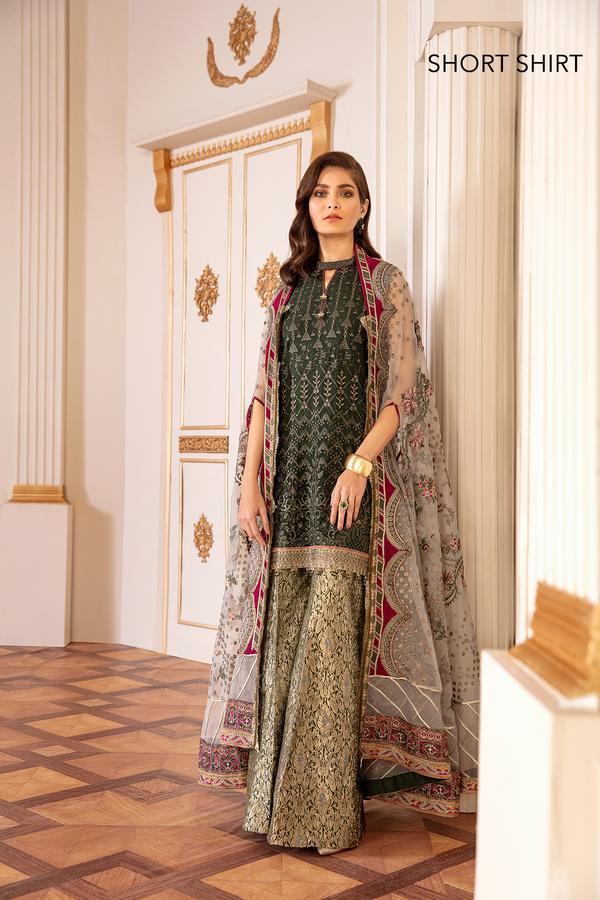 Viridian | Baroque | Chantelle | Embroidered Chiffon