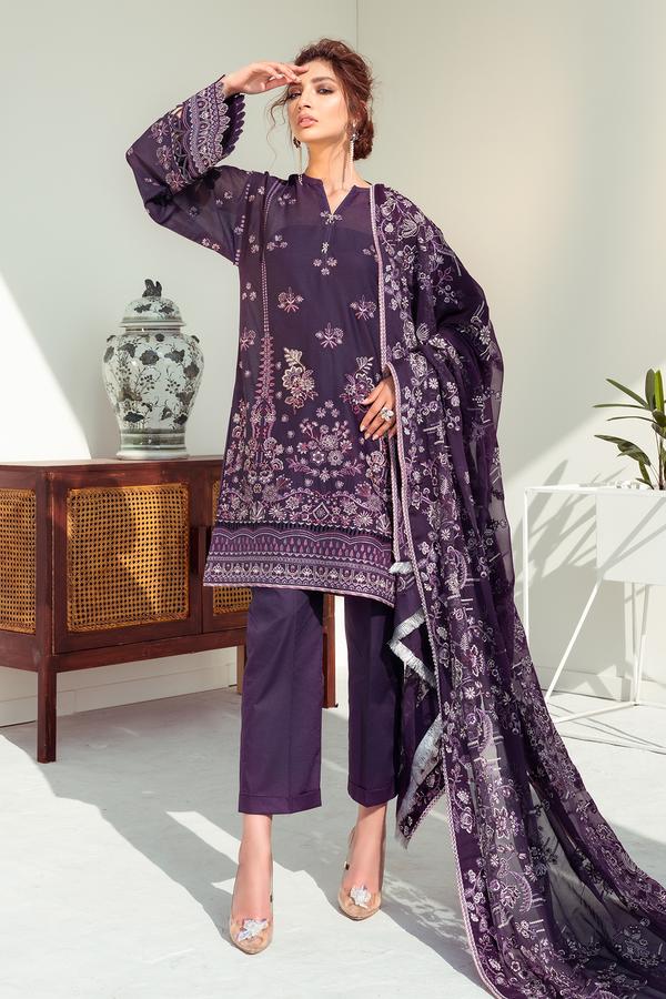 COLUMBINE | Baroque | Swiss Voile Lawn Collection 2021