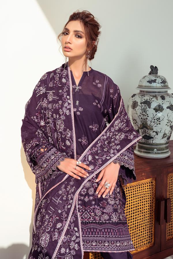 COLUMBINE | Baroque | Swiss Voile Lawn Collection 2021