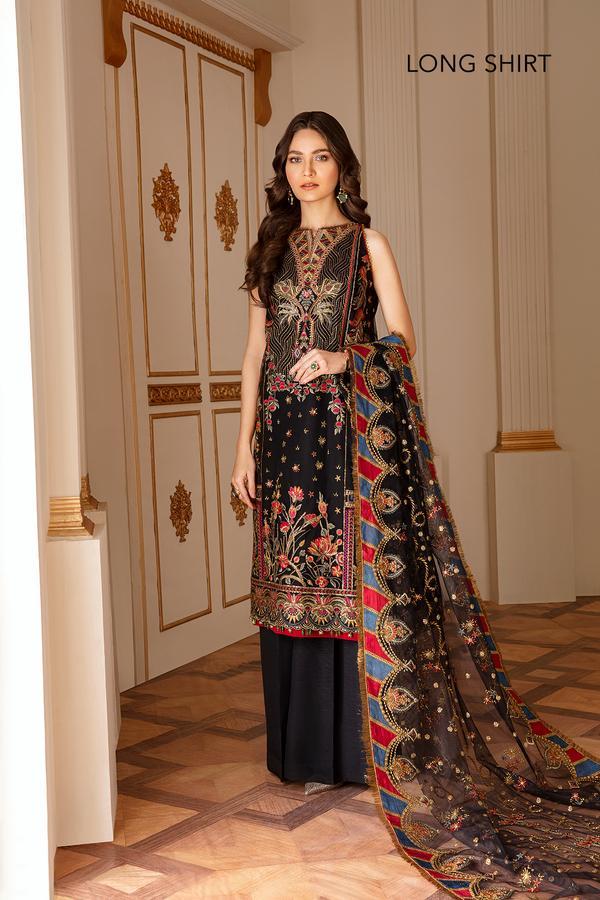 Sable | Baroque | Chantelle | Embroidered Chiffon