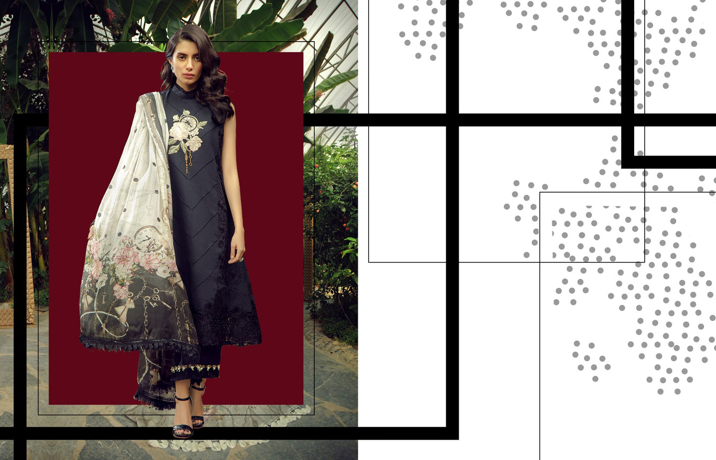 5A Black - Zarqash Lawn 2019