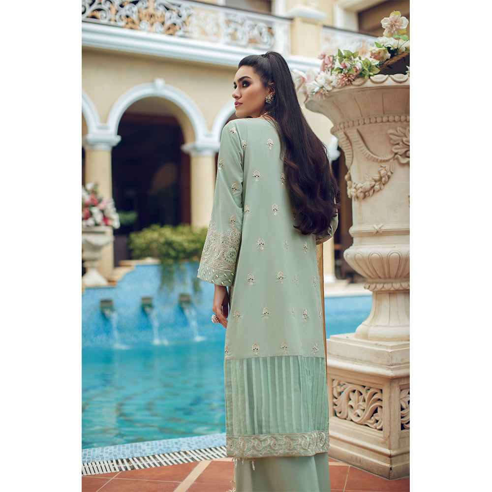 Clover Mint (Rouche Chikankari Collection)