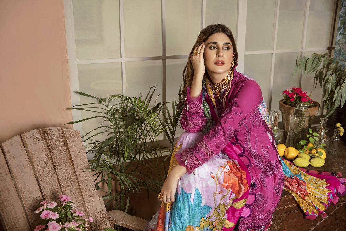 Fushia | Maryam Hussain | Festive Lawn'20