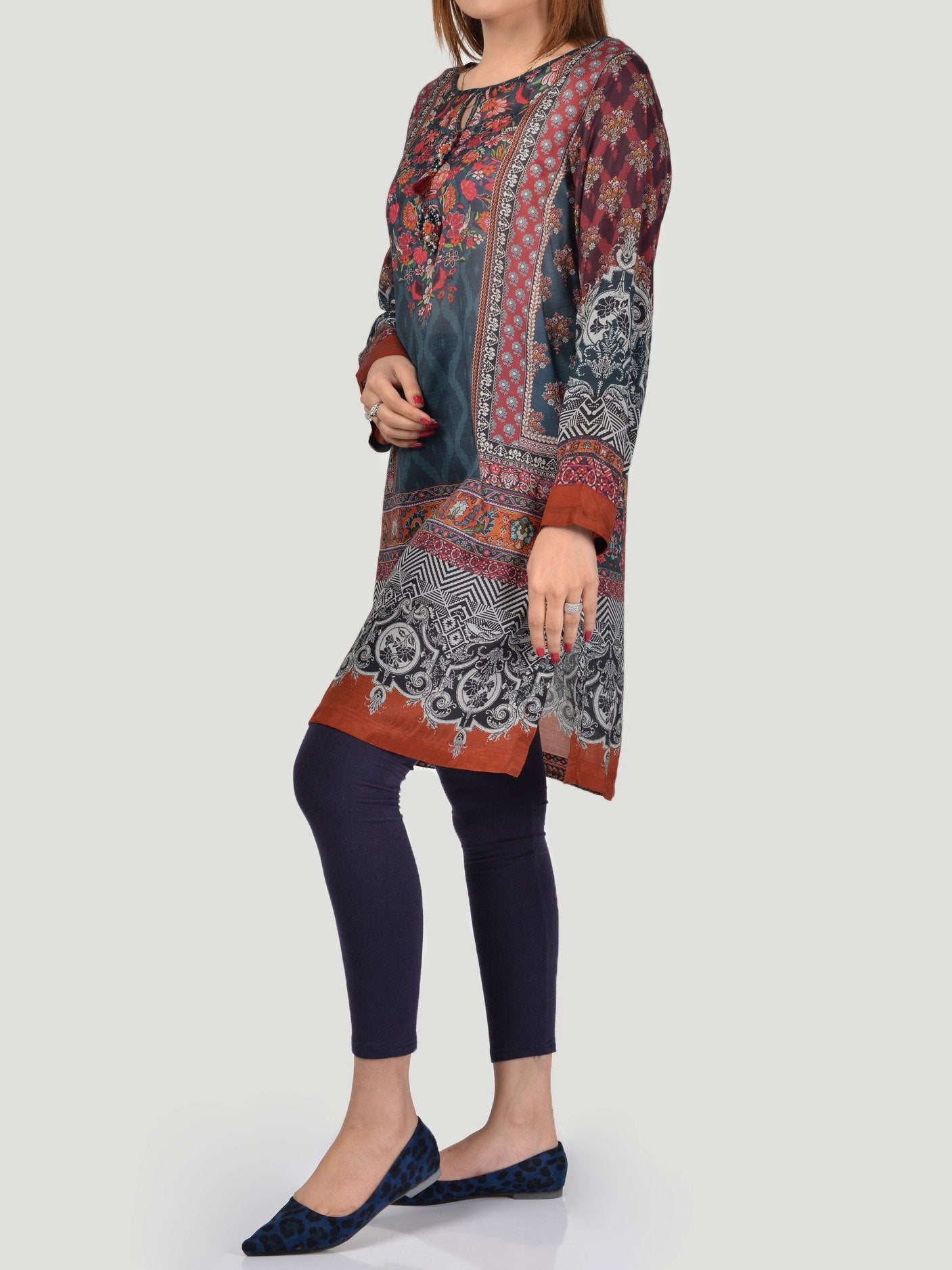 Printed Silk Shirt (P1011) by Limelight