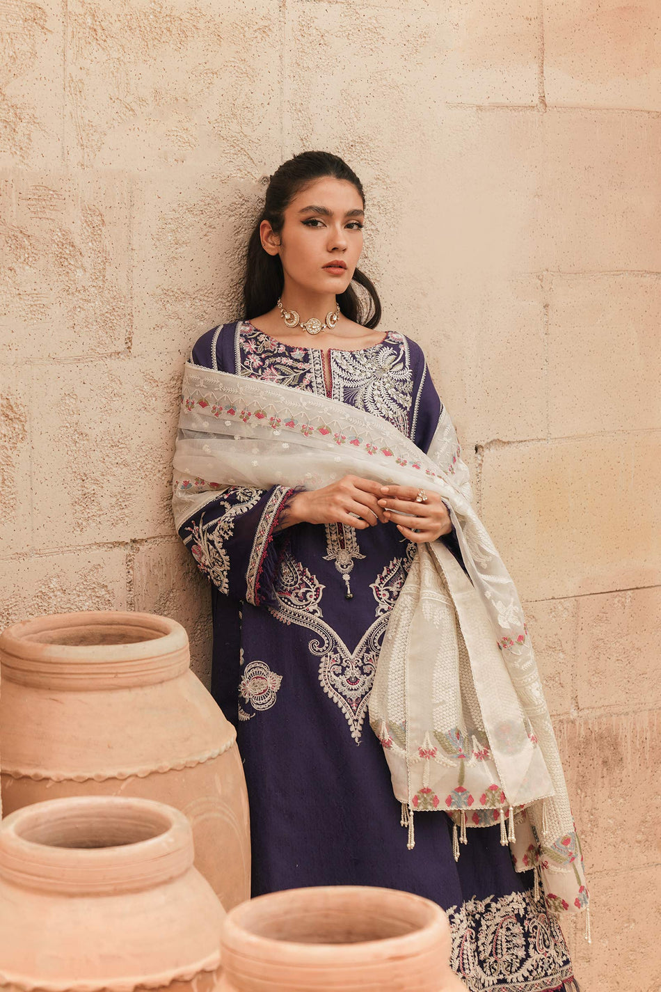 Dina | Zara Shahjahan | Eid Luxury Lawn 2022