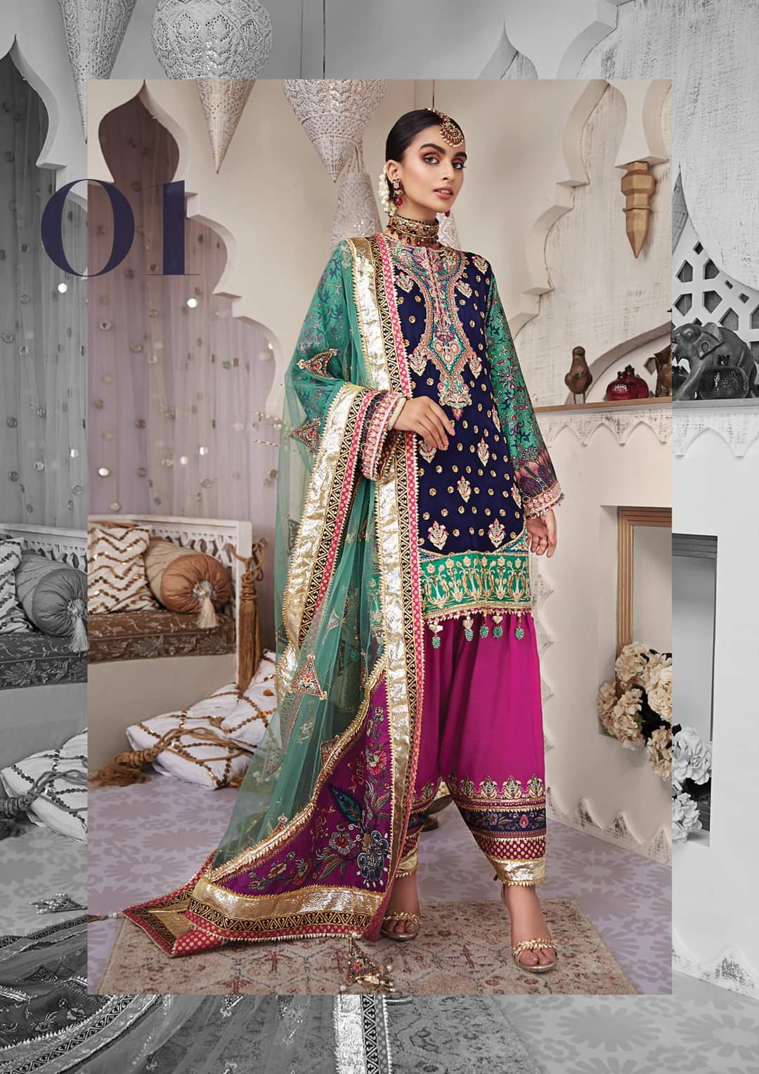 Nazneen | AK20-01| Nargis Wedding Collection | 2020