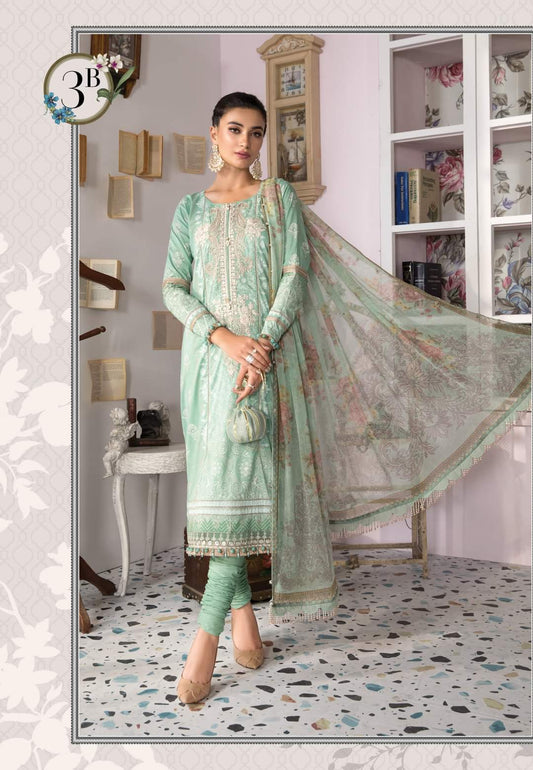MPT-1103-B | Maria B  | Mprints Summer Festive Lawn'21